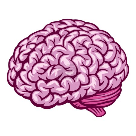 Human Brain comics drawing