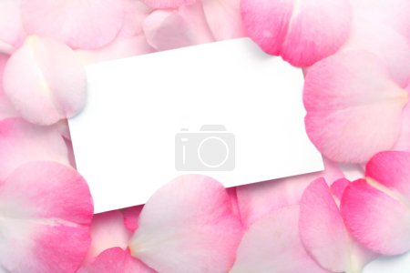 Gift Card and Pink Petals