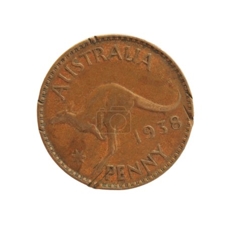 Old Australian penny
