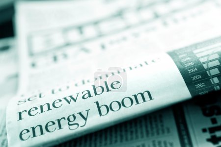 Renewable Energy Newspaper Headline
