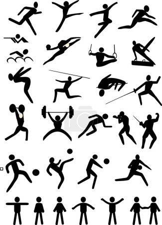 black sport icons