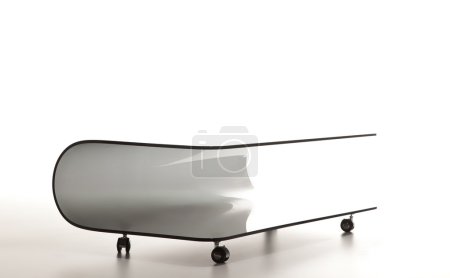 Isolated modern furniture on white background