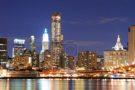 Modern New York City Skyline
