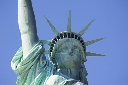 Statue of Liberty closeup in New York City Manhattan