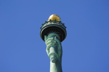 Statue of Liberty Torch in New York City Manhattan