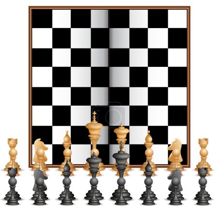 Chess Figure with Board