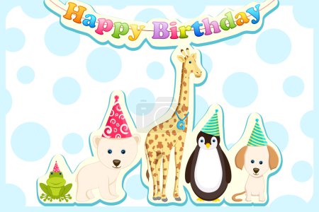 Animals Celebrating Birthday