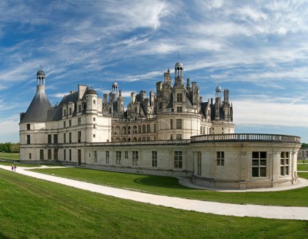 Chambord Castle on the Loire River. France.