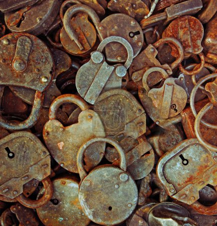 Old rusty locks