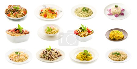 Pasta and Rice dishes - Collage