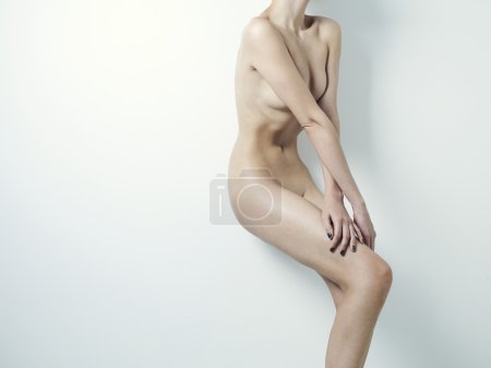 Nude elegant lady