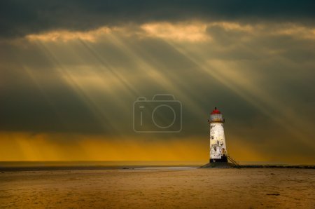 Talacre lighthouse after the storm