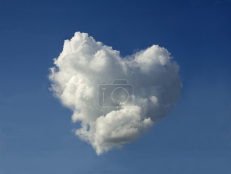 Cloud in the shape of the heart