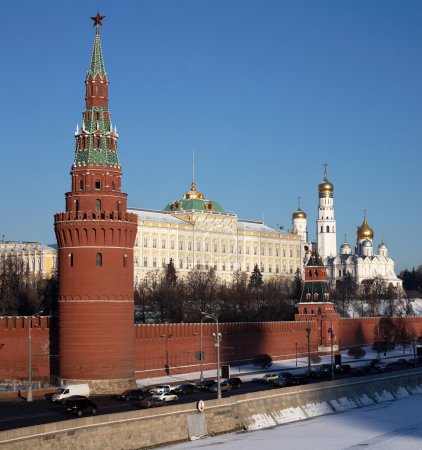 Moscow Kremlin in winter