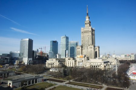 Palace of culture and science in Warsaw