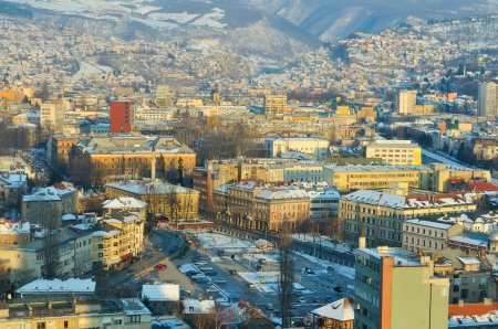 Sarajevo city landscape