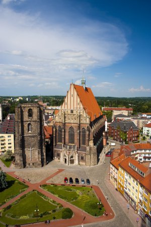 Nysa St Jamas and St. Agnes Cathedral, south Poland
