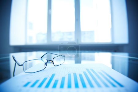 Eyeglasses and document