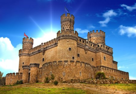 Medieval castle Manzanares - Spain