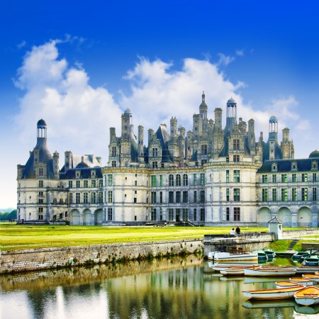 Chambord castle in France (Loire Valley)