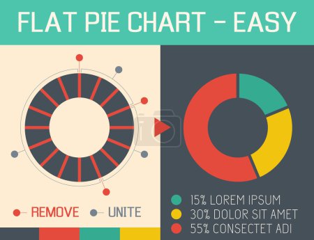 Flat Pie Chart