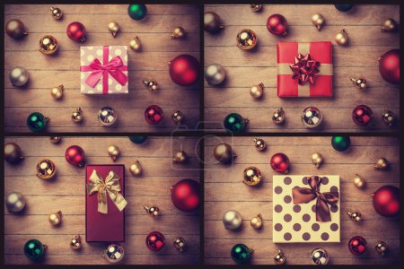 Collage of gifts.