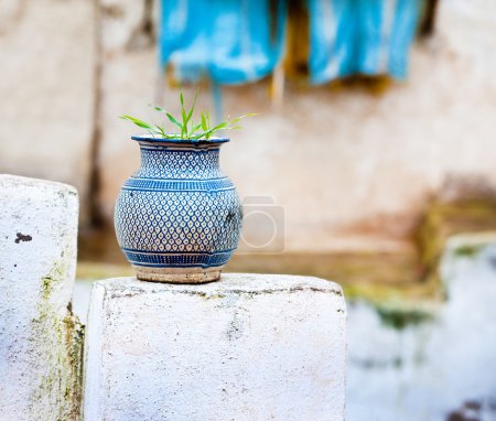 Teapot, tadjin, vase and other products of the Moroccan potter's factories