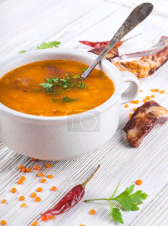 Soup of lentils