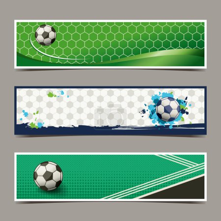 Banner soccer design