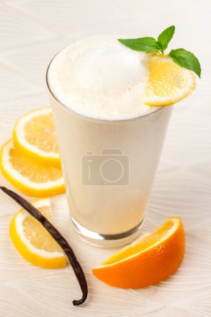 Milky drink with vanilla
