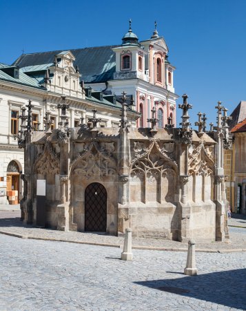Kutna Hora, Czech Republic. Gothic Fountain.