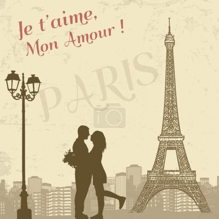 Retro Paris poster