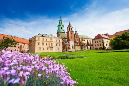 Beautiful view near Wawel Royal Castle