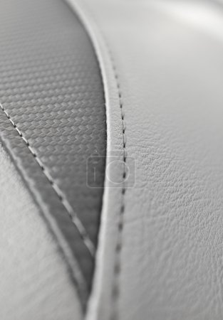 Black and white sewing leather texture