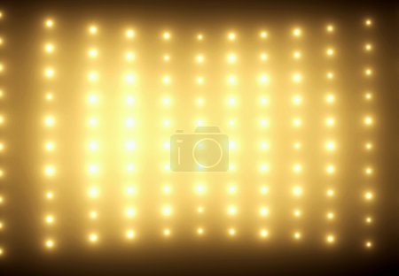 Colorful picture of yellow glimmers