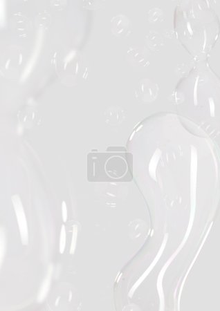 Bright texture of a lot of soap bubbles