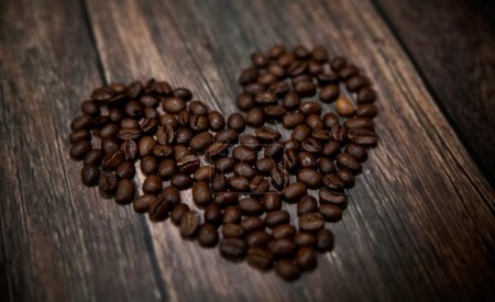 Fragrant coffee heart