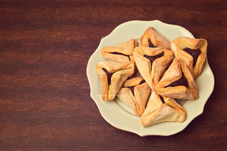Haman ears cookies for Jewish festival of Purim