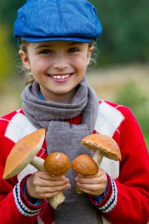 Mushrooms picking, season for mushrooms