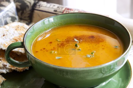 Pumpkin Soup with Paprika and Thyme