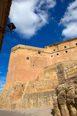 Mora de Rubielos Teruel Muslim Castle in Aragon Spain