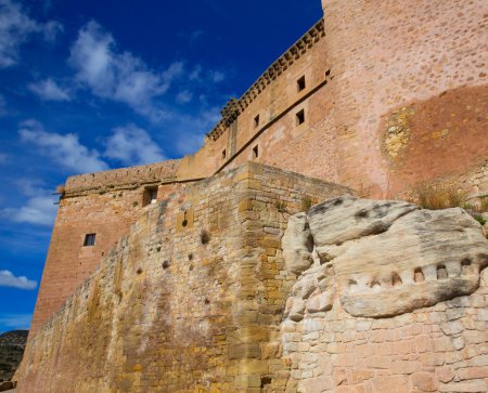 Mora de Rubielos Teruel Muslim Castle in Aragon Spain