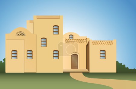 Arabic house vector