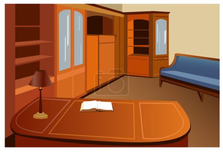 Home library vector