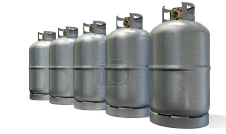 Gas Cylinder Row