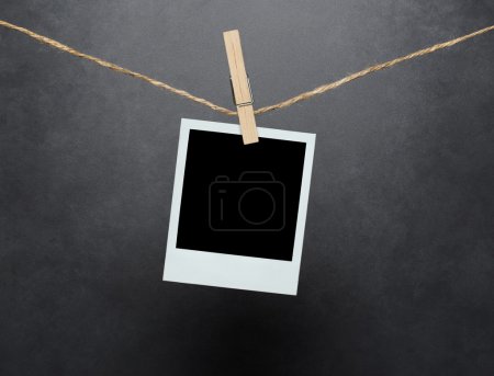 Blank Instant Photo With Clipping Path