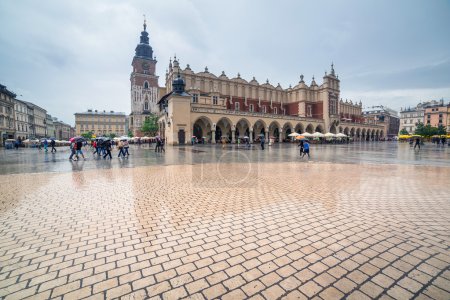 Main market square of the Old Town in Krakow, Poland