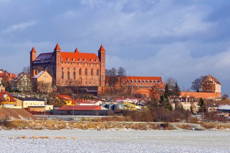 Teutonic castle in Gniew town at Wierzyca river