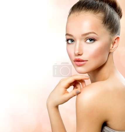 Beauty Teenage Girl Portrait