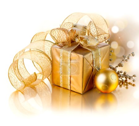 Christmas Gift Box with Decorations